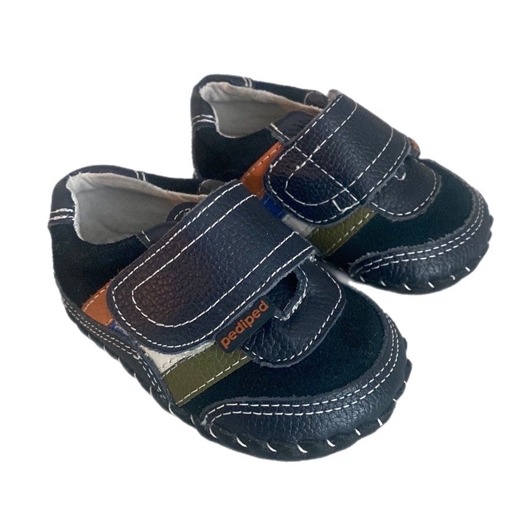 Pediped Leather Baby Sneakers 0-6M